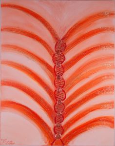 Awakening the latent codes of your DNA, Uriel invites you to evolve into your becoming as Homo Luminous. Embedded with Carnelian this Vibrational Power Painting equals 888,888.